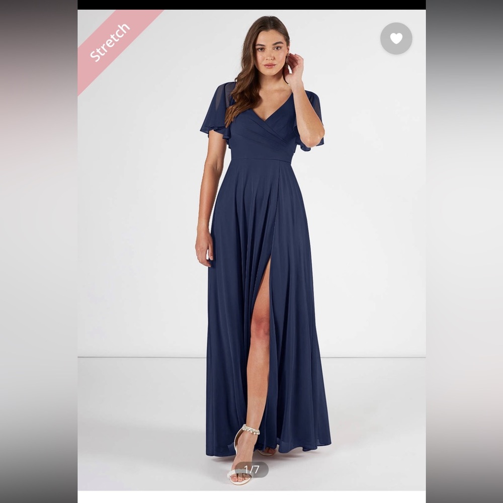 Azazie Dark Navy Bridesmaid Dress